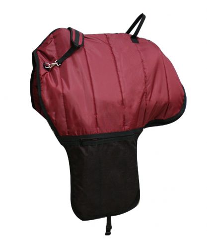 60823: Heavy quilted nylon saddle carrier Primary Showman Saddles and Tack   
