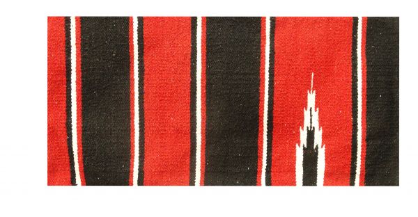 6122: Showman® 30" x 60" Navajo saddle blankets Saddle Blanket Showman Red  