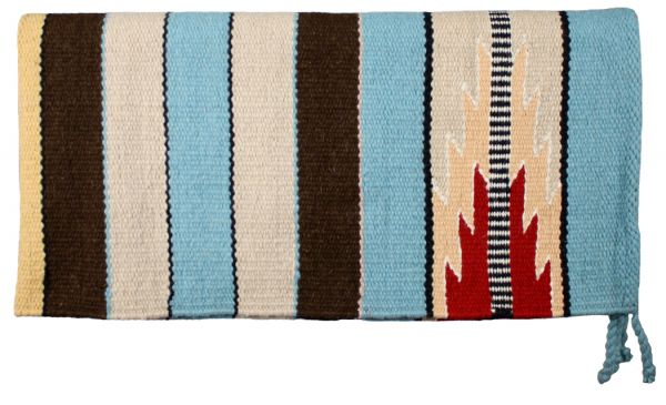 6191: 32" x 64" 100% New Zealand wool saddle blanket Saddle Blanket Showman Saddles and Tack   