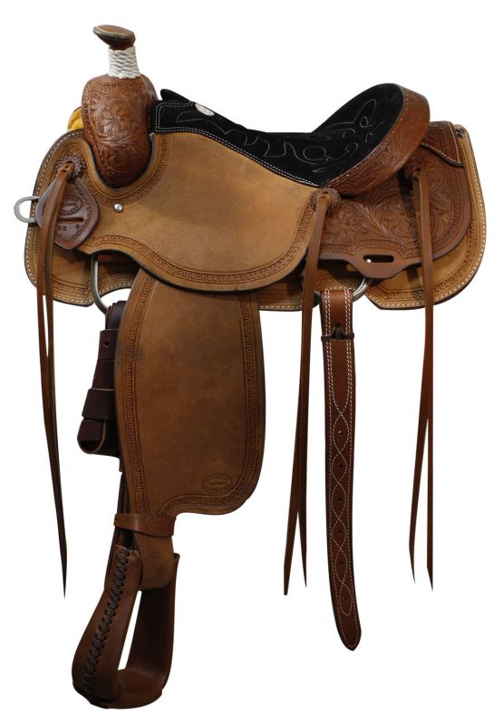 62216: 16" Showman™ Roper style saddle Primary Showman   
