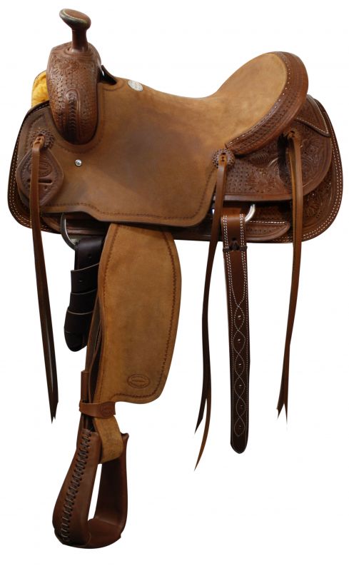 62616: 16" Showman roper style saddle Primary Showman   