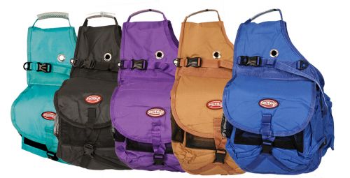66-8828: Showman ® Nylon Deluxe Multi Pocket Saddle Bag Saddle Bag Showman   