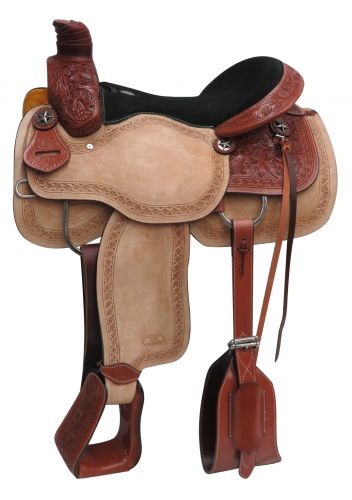 673016: 16" Circle S Roper style saddle Roping Saddle Circle S   
