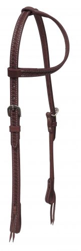 72013: Showman ® Argentina cow leather one ear headstall with stainless steel hardware Primary Showman   