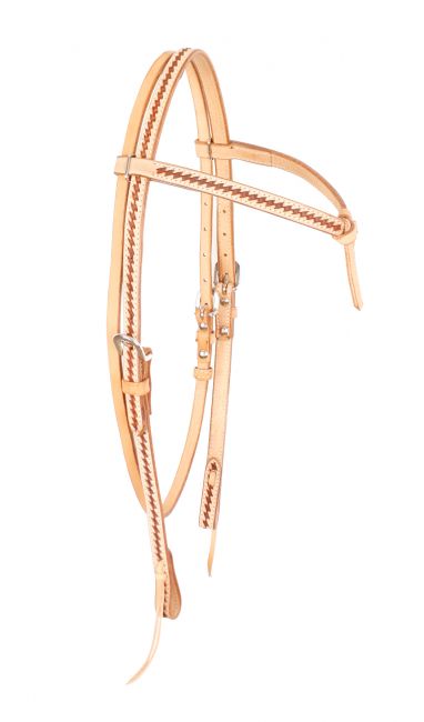 74052: Showman ® Argentina cow leather futurity knot headstall Primary Showman   
