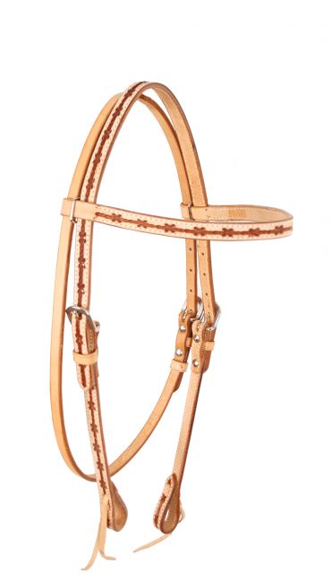 74054: Showman ® Argentina cow leather browband headstall Primary Showman   