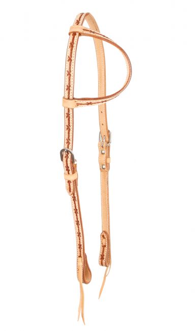 74055: Showman ® Argentina cow leather single ear headstall Primary Showman   