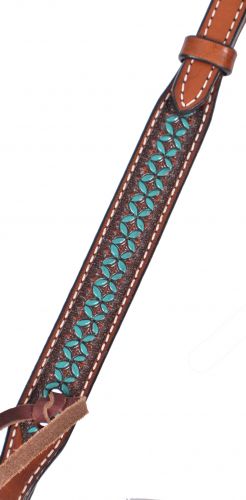 74068: Showman ® Argentina cow leather brownband headstall Primary Showman   