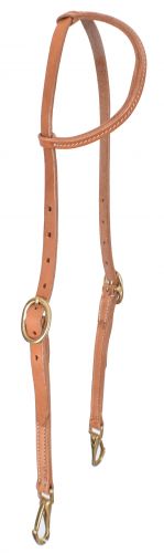 74073: Showman ® Argentina Cowhide Harness Leather One Ear Headstall Primary Showman   