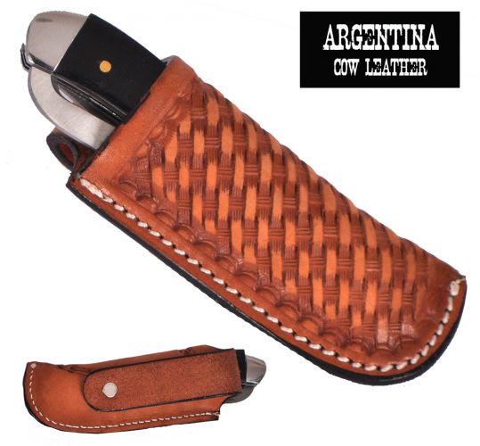 74088: Showman ® Argentina Cow Leather Knife Sheath Primary Showman   