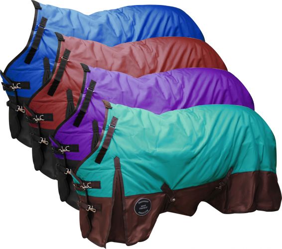 75206: The Waterproof and Breathable Showman ® Perfect Fit 1200 Denier Turnout Blanket Horse Blanket Showman   