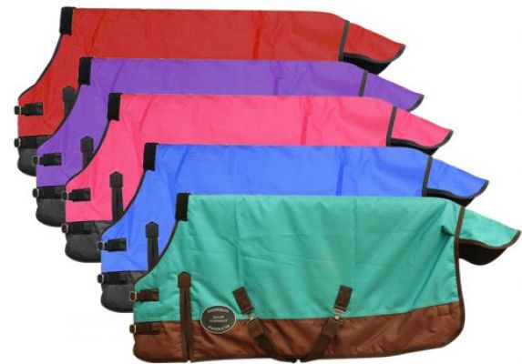 75212: PONY/YEARLING 42"-46" Waterproof and Breathable Showman™ 1200 Denier Turnout Blanket Horse Blanket Showman   