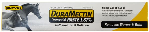 9557: Duramectrin paste (1 Primary Showman Saddles and Tack   