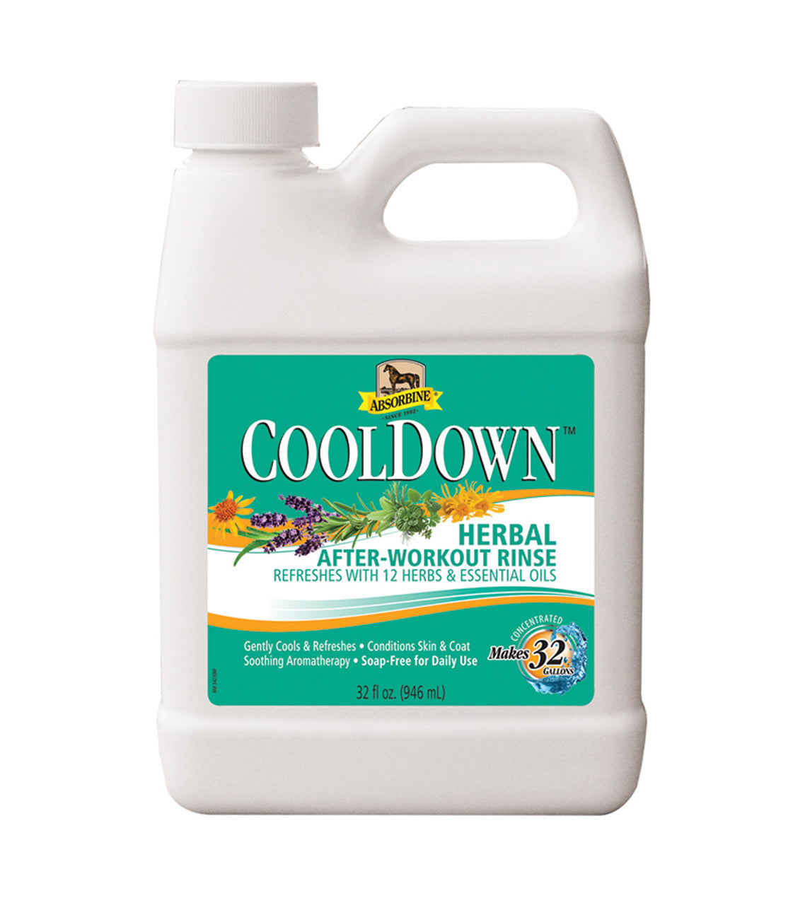 Absorbine® CoolDown™ Herbal After-Workout Rinse 32 oz.-TexanSaddles.com
