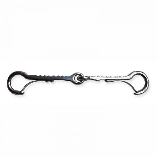 BE0163360000500: Metalab 5" Double Snap Half Twisted Second Bit Bits Showman Saddles and Tack   