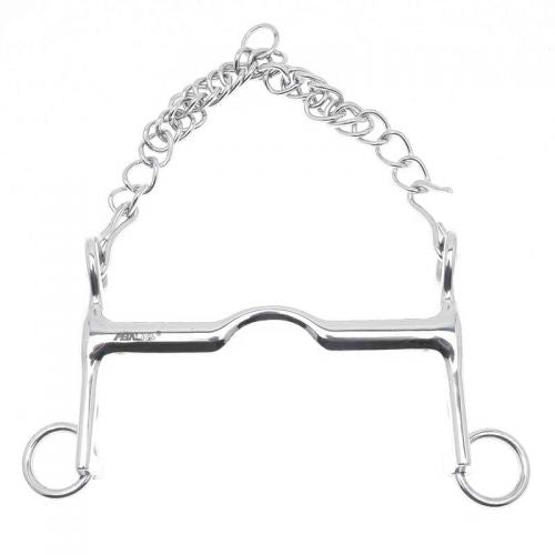 BE0193030000500: Metalab Stainless Steel Weymouth Bit with 5" mouth Bits Showman Saddles and Tack   