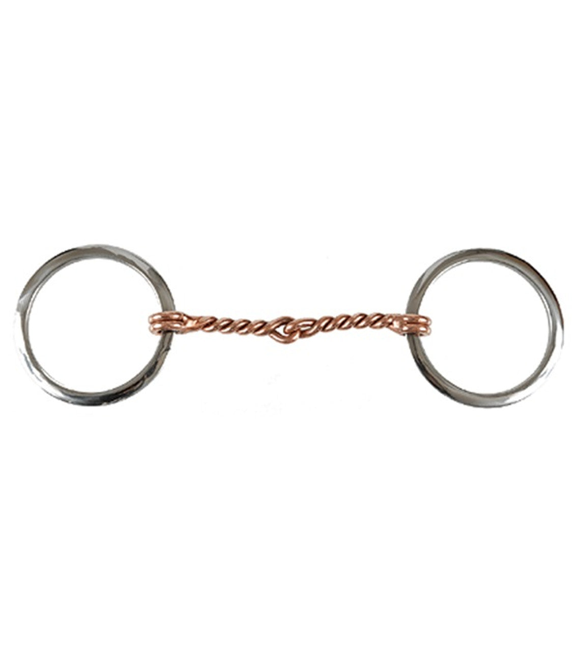 Professional's Choice Equisential O Ring Twisted Wire Dogbone Snaffle Bit