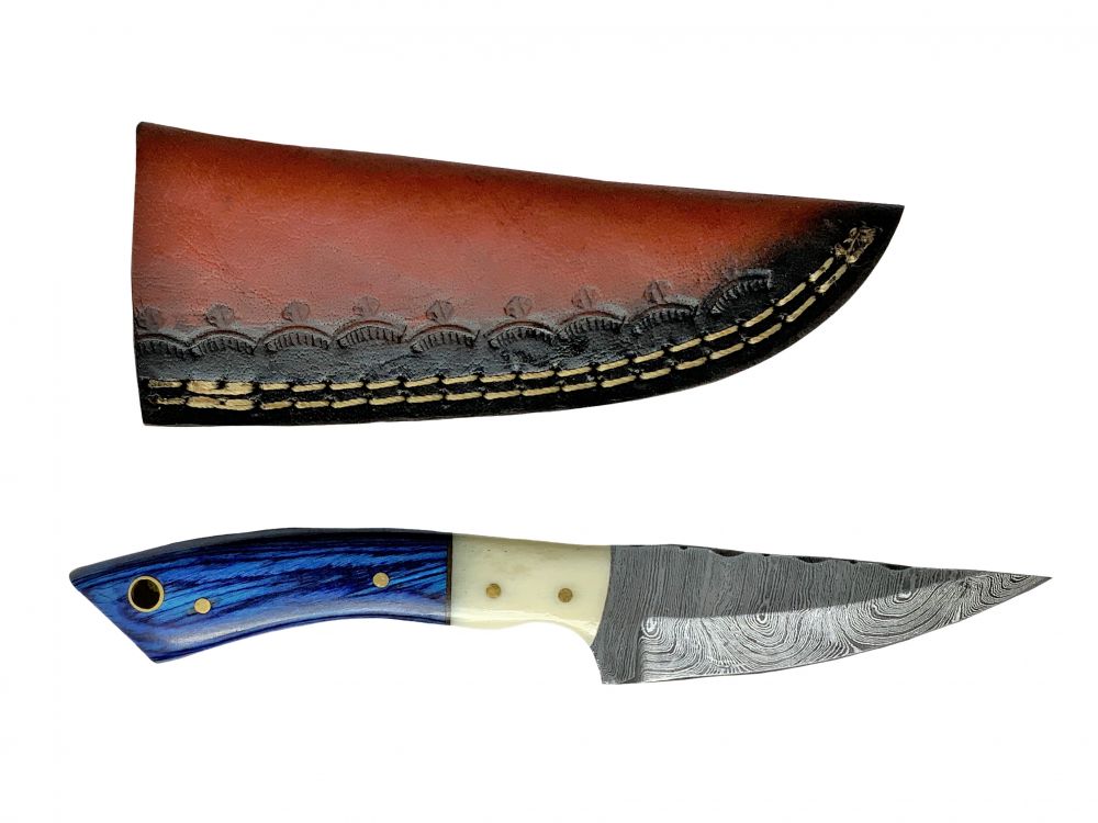 Damascus Steel Blade Knife with 3" blade Default Shiloh   