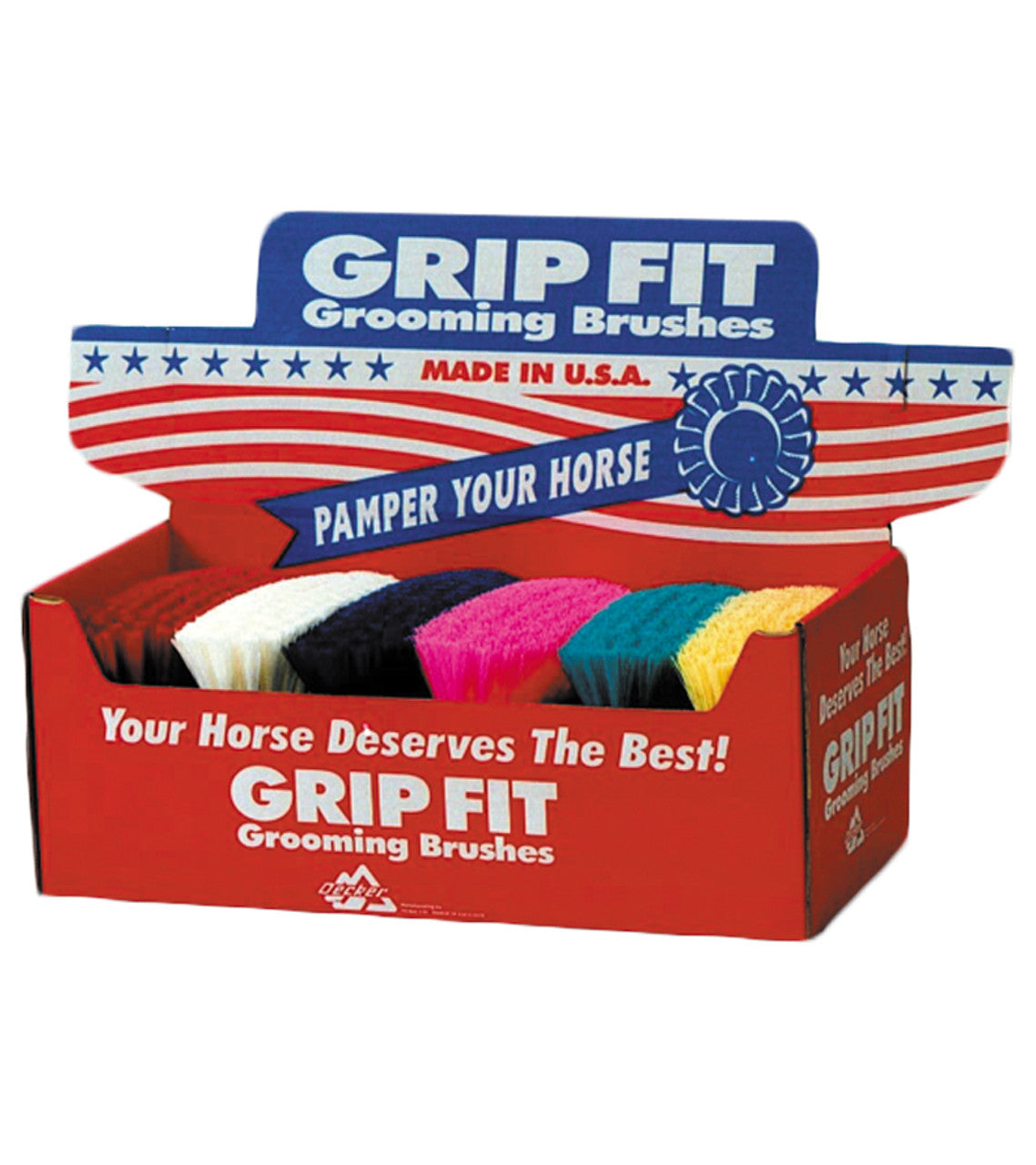 Decker Grip Fit Grooming Brush Assortment-TexanSaddles.com