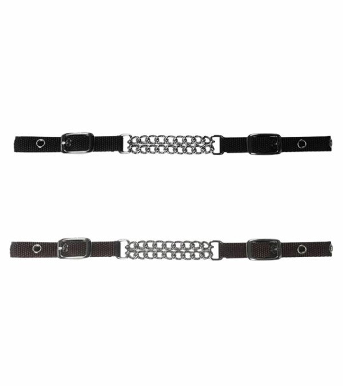 Double Row Flat Link Curb Strap-TexanSaddles.com