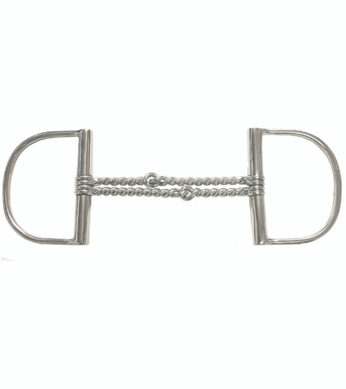 Double Twisted Wire Dee Ring Bit-TexanSaddles.com