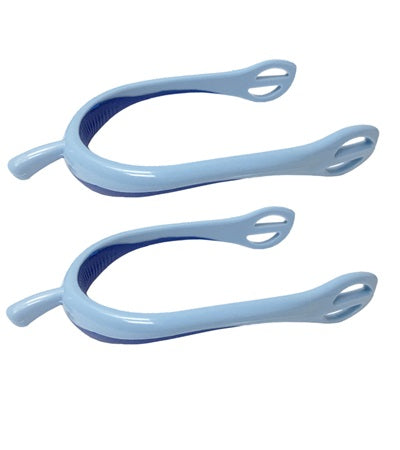 Ergo Plastic Spurs Western Spurs TexanSaddles.com Light Blue  