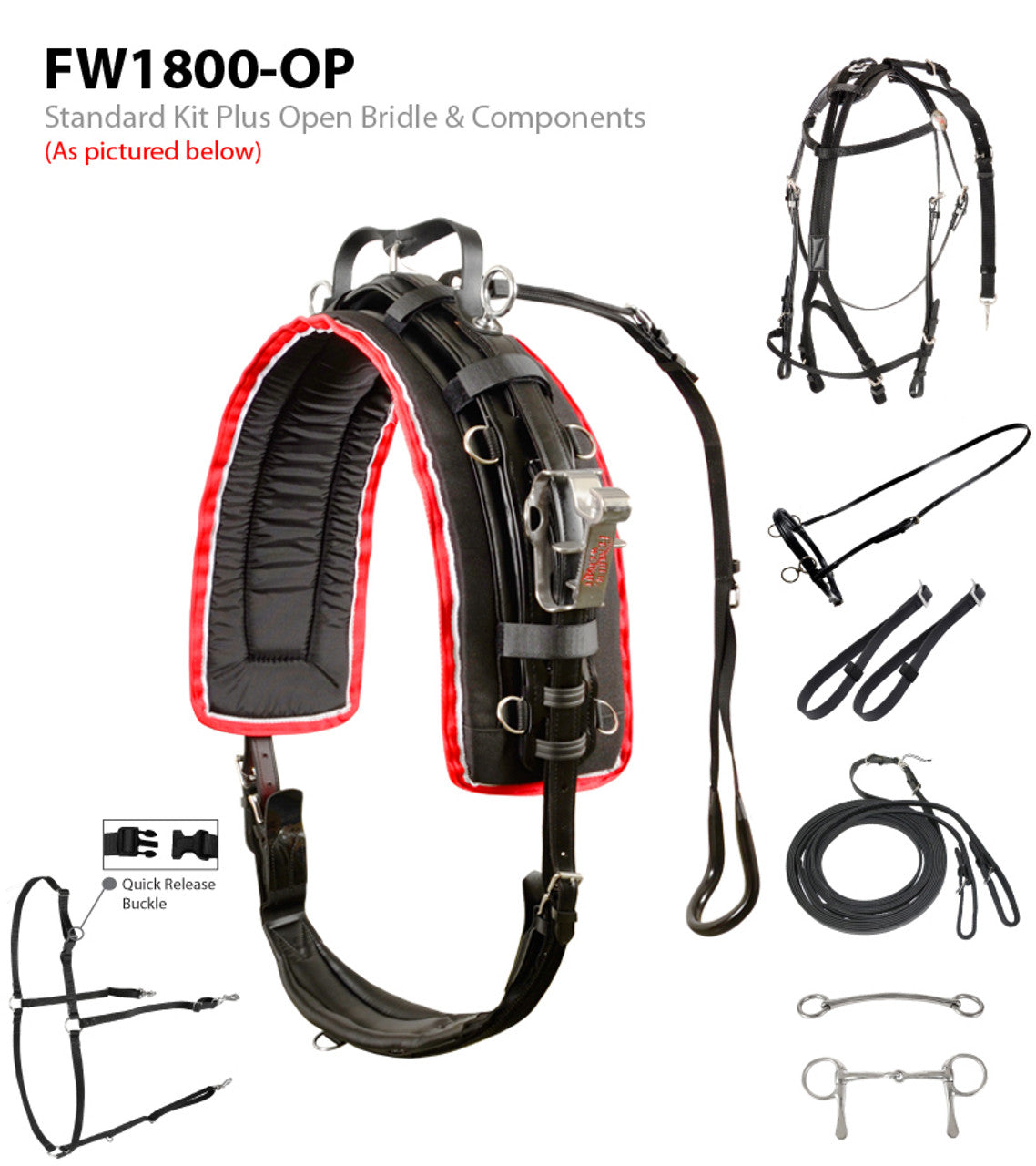 Pony Feather-Weight Synthetic Standard Race Harness