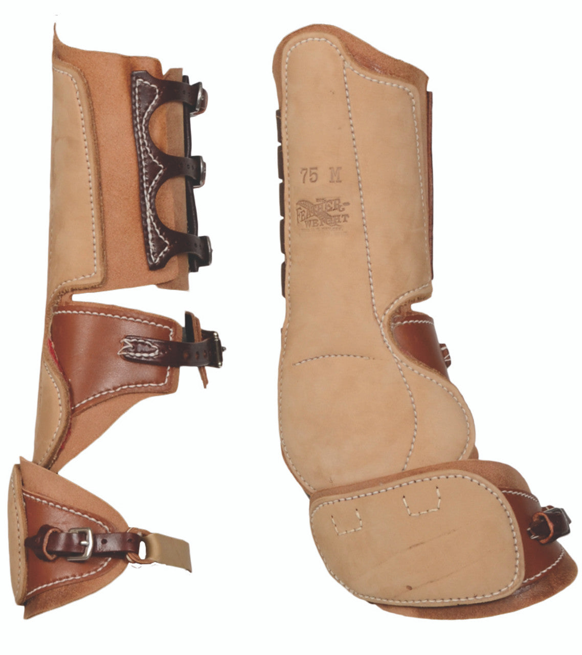 Feather-Weight Hind, Shin & Ankle Boots with Stitched On Speedy Cut-TexanSaddles.com
