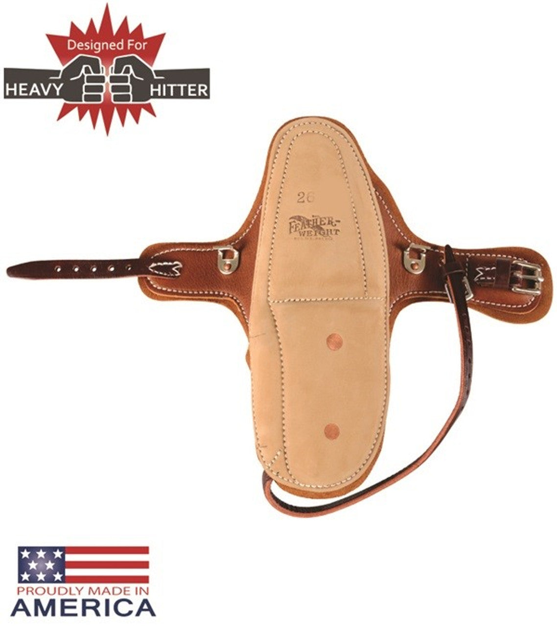 Feather-Weight Knee & Arm Boots with Steel Plate-TexanSaddles.com