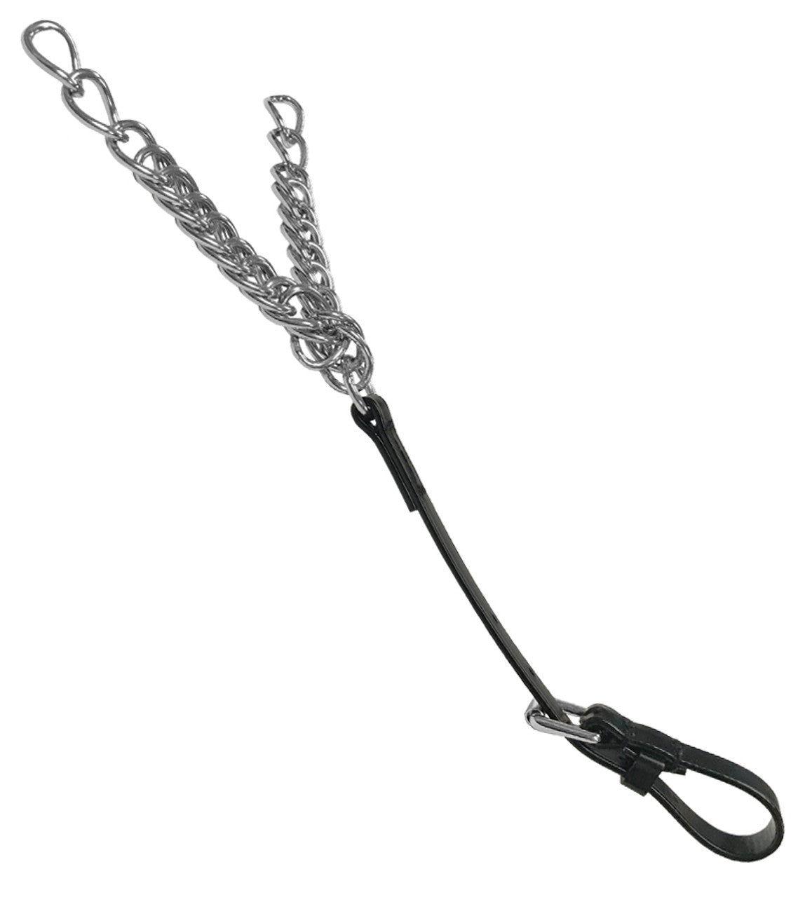 Feather-Weight® Curb Chain with Throat Strap-TexanSaddles.com