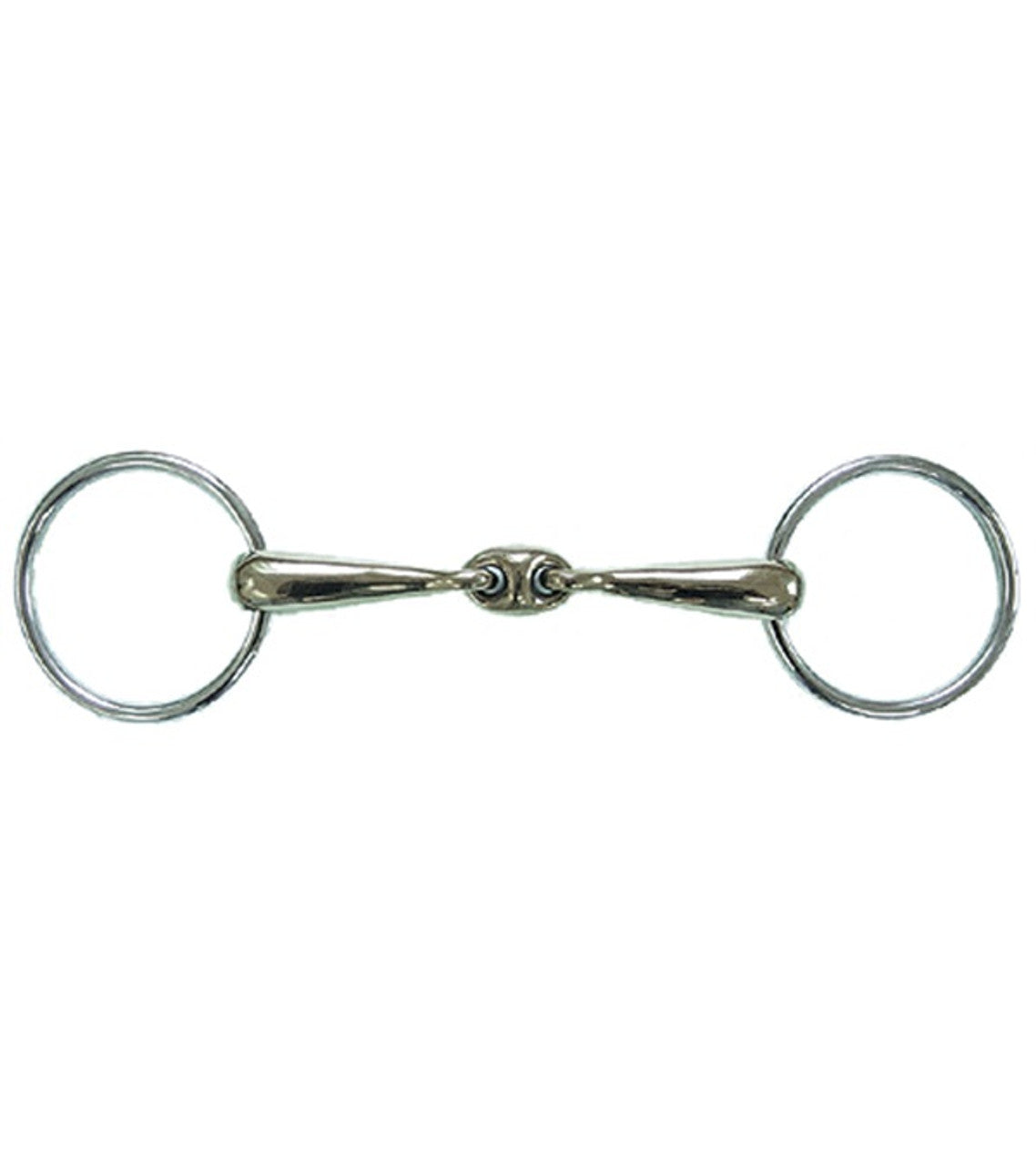 German Silver Elliptical Link Bit-TexanSaddles.com