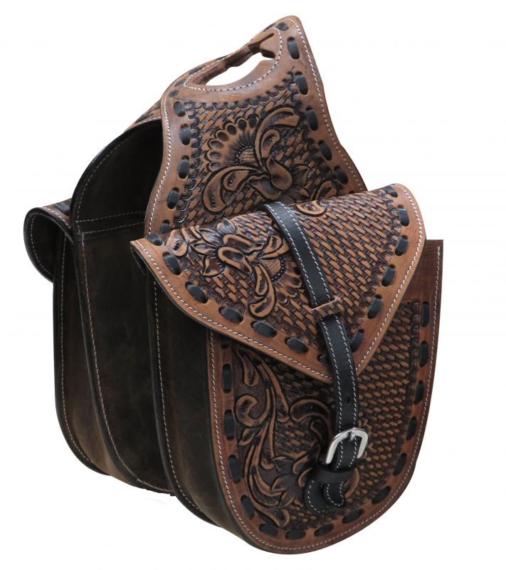 Leather saddle bags cheap uk