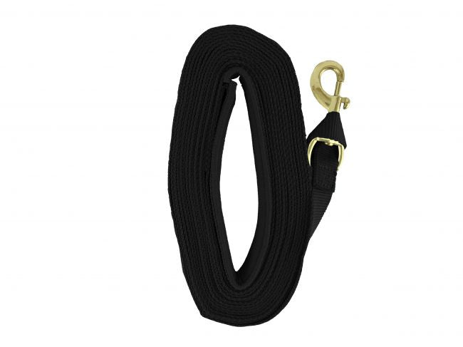 Heavy Duty 25' Web lunge line with padded handle Default Shiloh   
