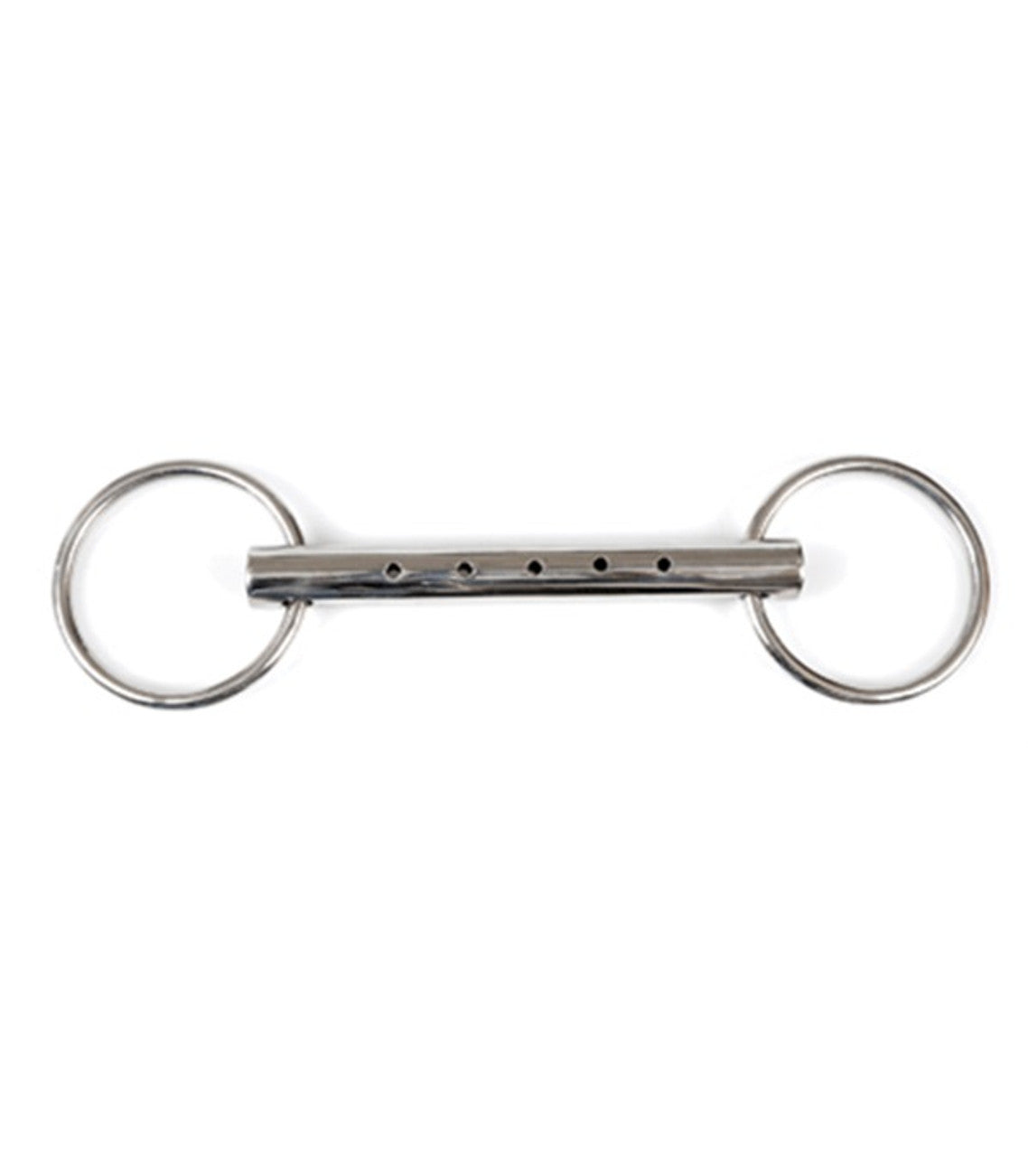 Hollow Pipe Mouth Loose Ring Snaffle Bit-TexanSaddles.com