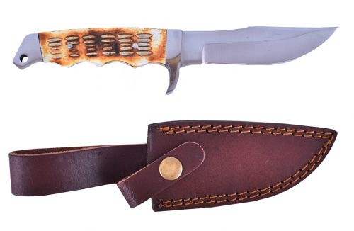 KT-7814: Wild Turkey hunting knife with leather sheath Primary Showman Saddles and Tack   