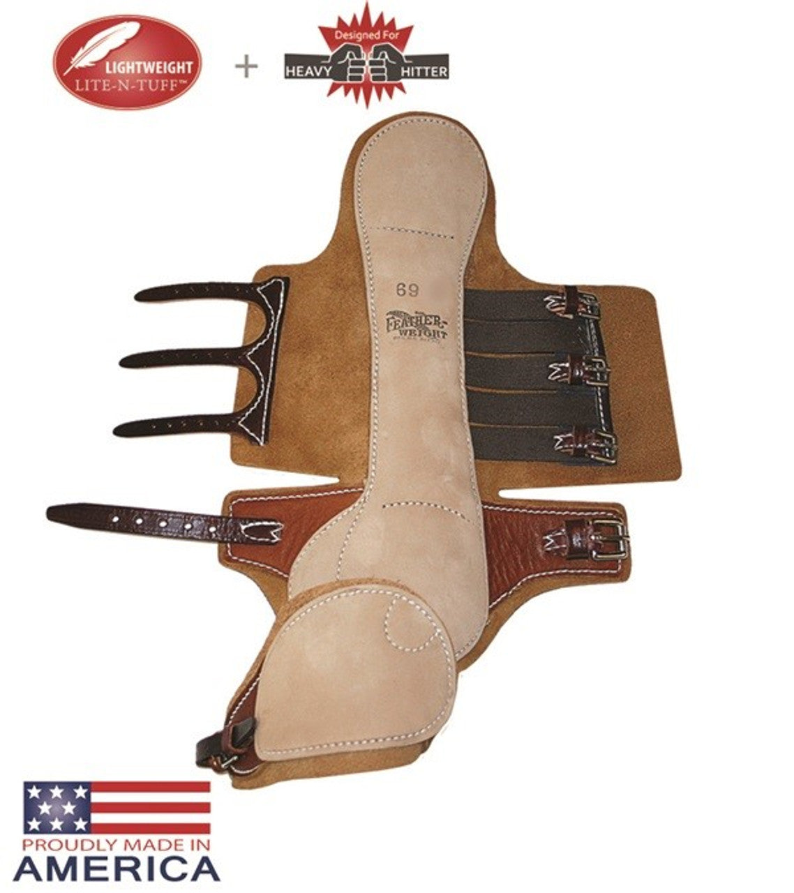 LITE-N-TUFF Feather-Weight Half Hock Shin & Ankle Boots-TexanSaddles.com