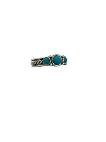 OR0974SBTQS: Turquoise Rope Ring Stretchy, one size fits most Primary Showman Saddles and Tack   