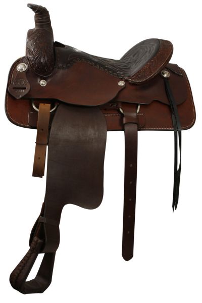 Roping Style Saddle Made by Circle S Saddlery 2000 Roping Saddle Circle S   