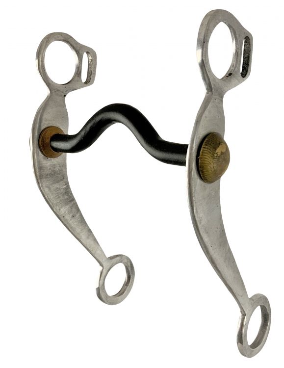 Showmanship Bit Showman® Aluminum Horse Bit with Ported 4 - TexanSaddles.com