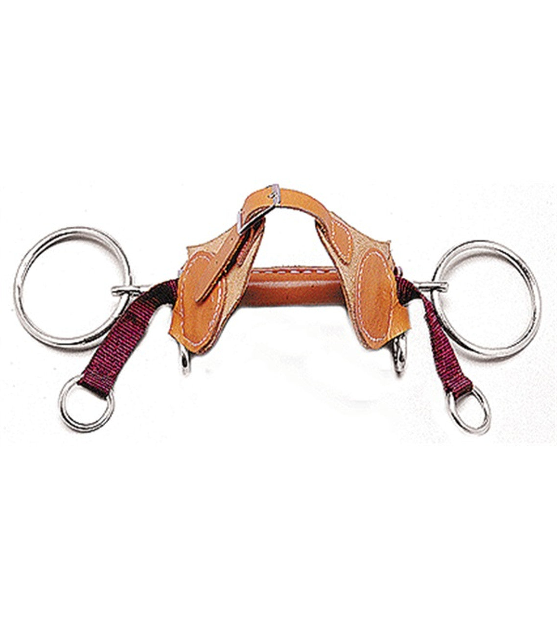 Slide Mouth Run Out Bit with Straps-TexanSaddles.com