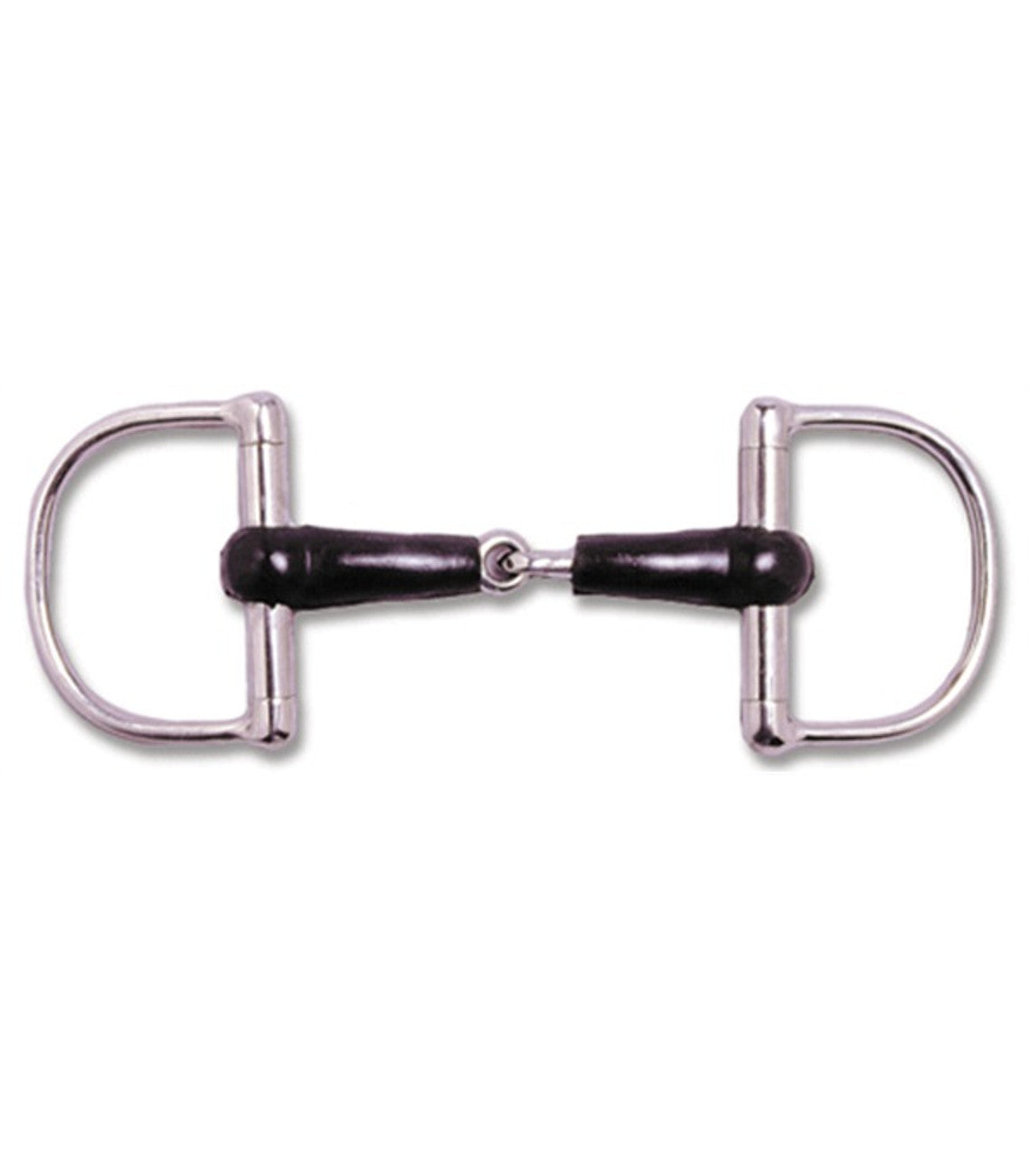 Soft Jointed Rubber Covered Dee Ring Bit-TexanSaddles.com