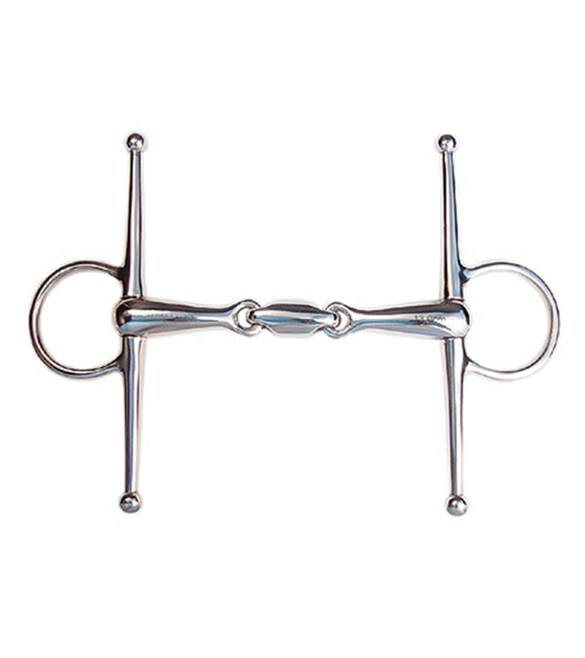 Stainless Steel Elliptical Link Full Cheek Bit-TexanSaddles.com