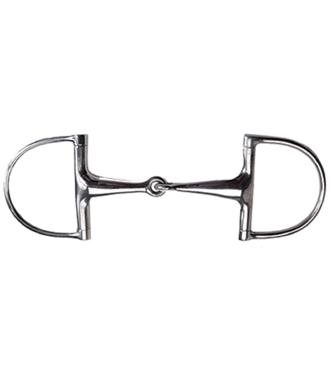 Stainless Steel Hollow Jointed Dee Ring Bit-TexanSaddles.com