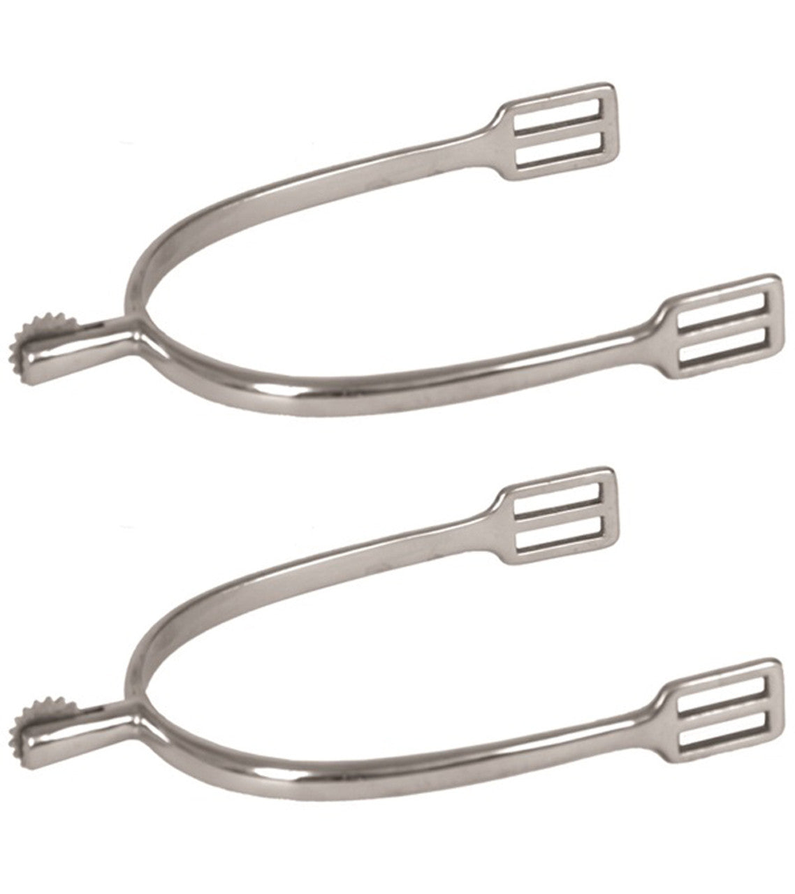 Stainless Steel Ladies Spurs with Rowel-TexanSaddles.com
