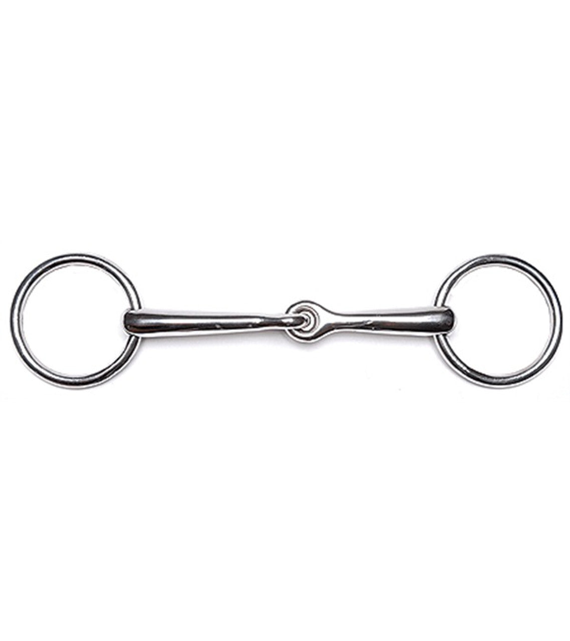 Stainless Steel Loose Ring Snaffle Bit 14mm Thick-TexanSaddles.com