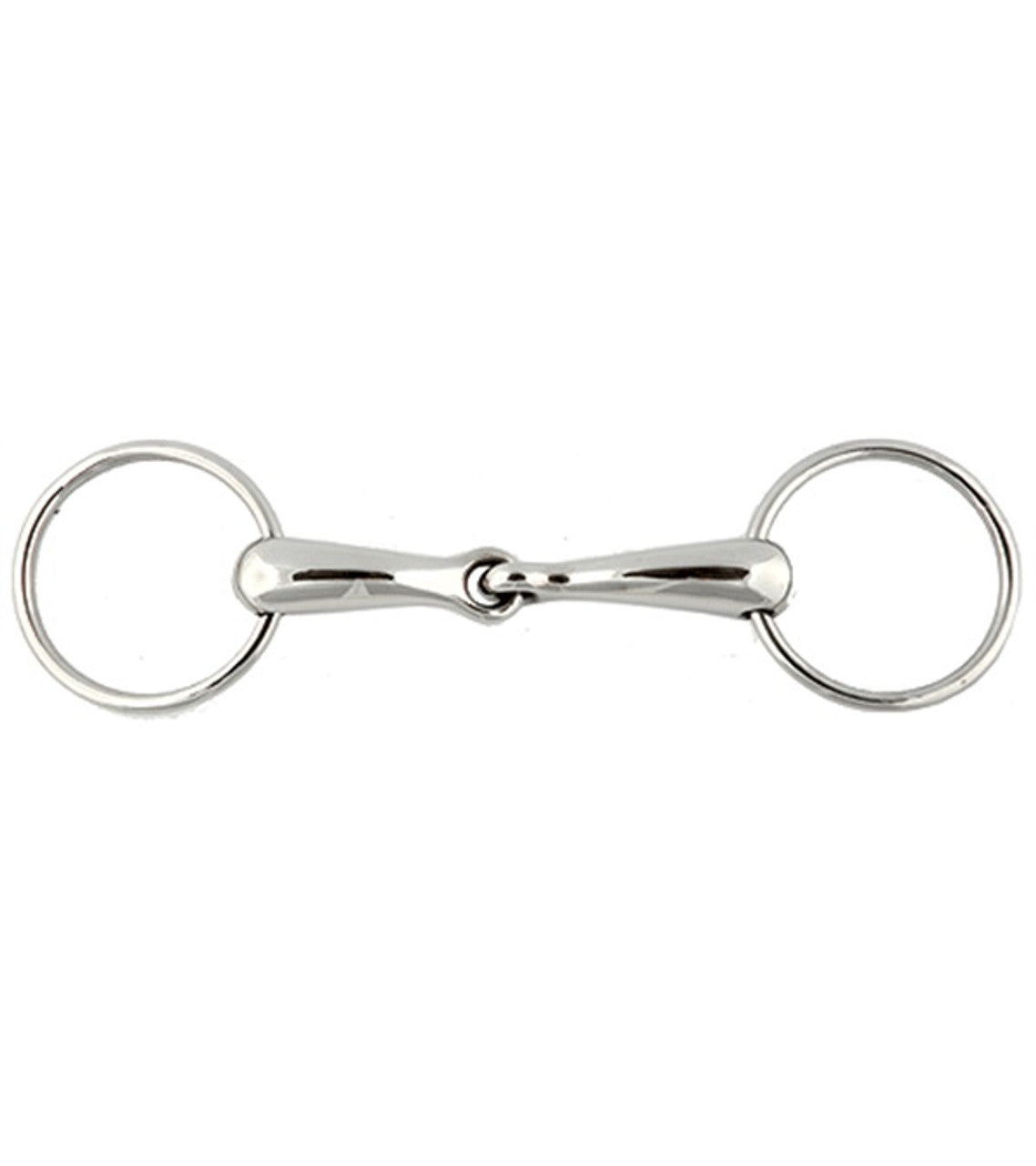 Stainless Steel Loose Ring Snaffle Bit 21mm Thick-TexanSaddles.com