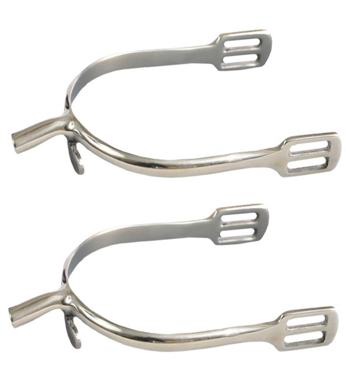 Stainless Steel No Slip P.O.W. Spurs-TexanSaddles.com