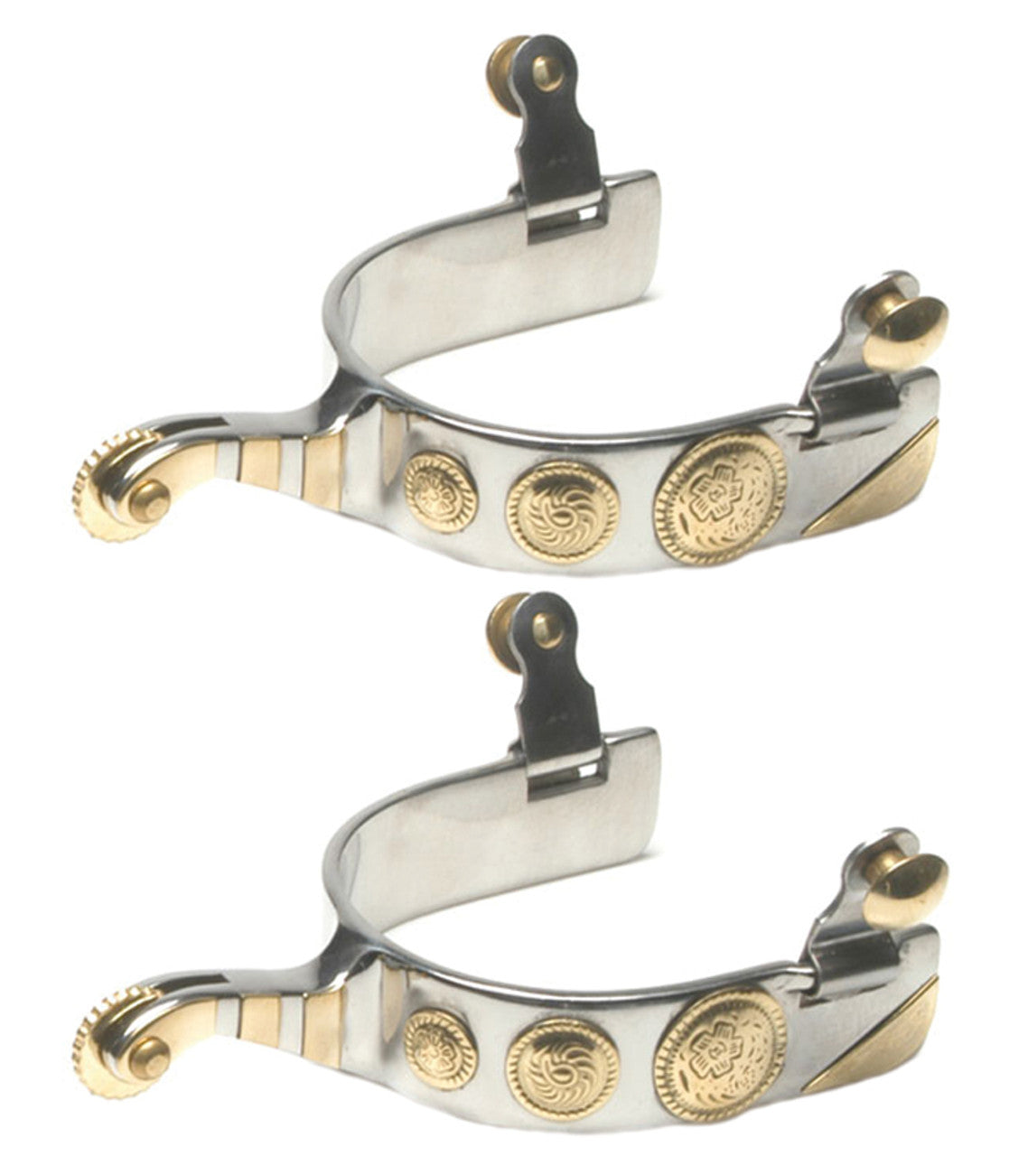 Stainless Steel Roping Spurs 1