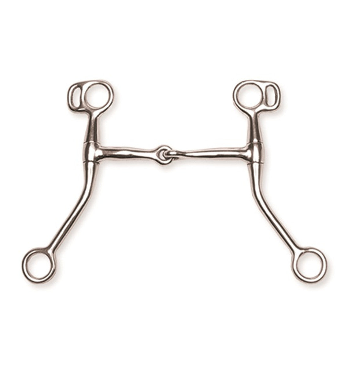 Stainless Steel Training Snaffle Bit-TexanSaddles.com