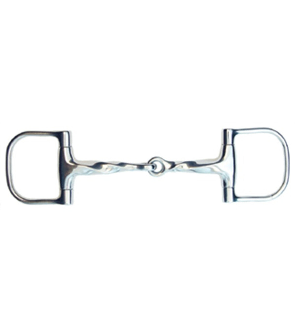 Stainless Steel Twisted Dee Ring Bit-TexanSaddles.com